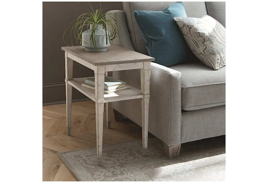 Bella Chairside Table by Bassett at Esprit Decor Home Furnishings